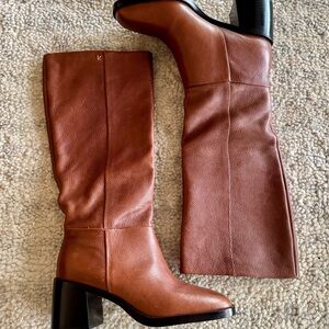 Larroude Ricky Knee High Boots in Mocca